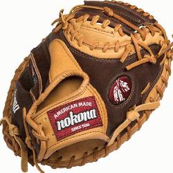 okona Alpha Baseball Catchers Mitt 33 inch (Right Handed Throw) : The Nokona Alpha